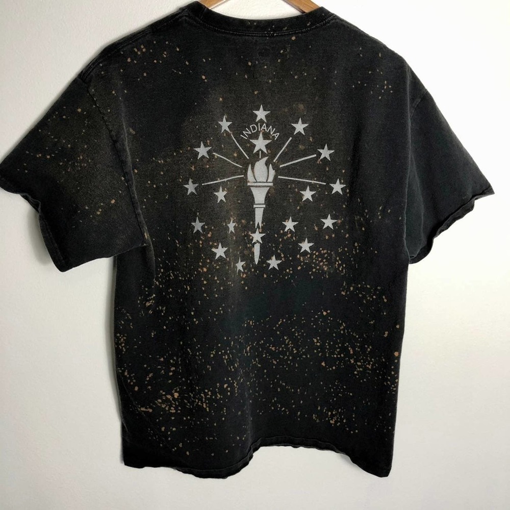 ⭐️ $5 SALE Indiana National Guard bleach dye shirt LArge